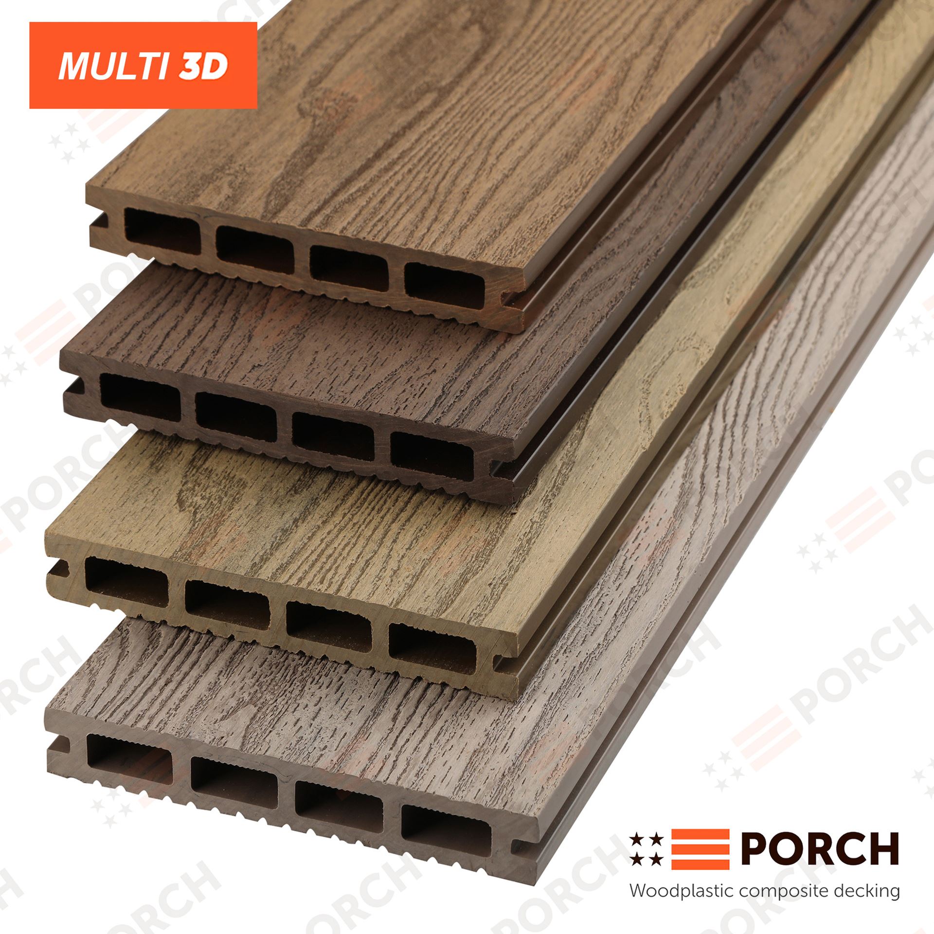Дошка терасна Porch Multi 3D