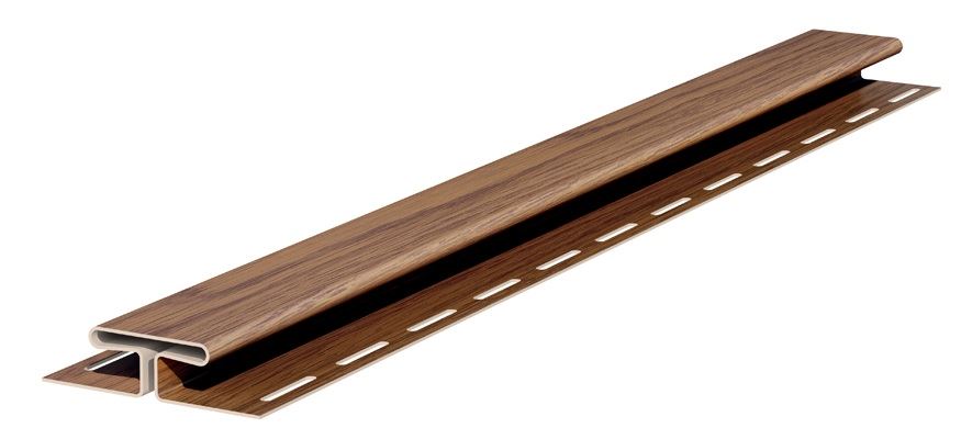 Планка FaSiding WoodHouse “з'єднувальна“ “Дуб золотий“ SVP-18, 3.05м