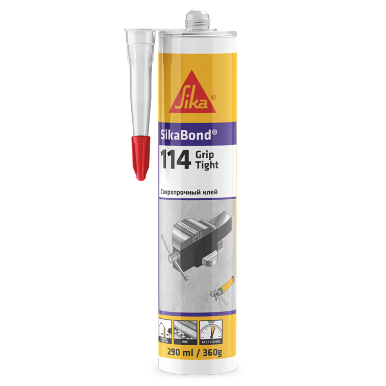 SikaBond - 114 Grip Tight Монтажний клей на основі синтетичного каучуку