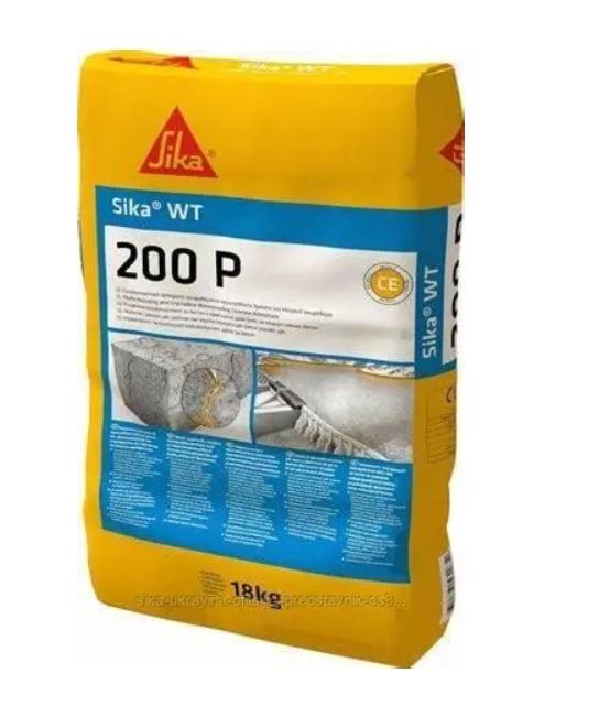 Sika WT 200P Порошкоподібна добавка для водонепроникних бетонів 18кг