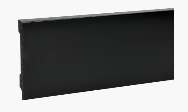 Плінтус підлоговий Korner XPS Verona KX05 80х16х2400 мм Чорний