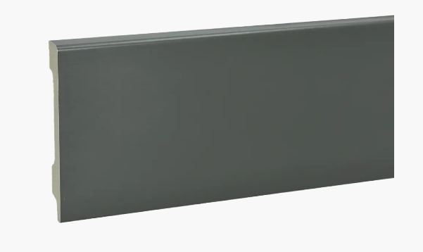 Плінтус підлоговий Korner XPS Verona KX05 80х16х2400 мм Сірий браш
