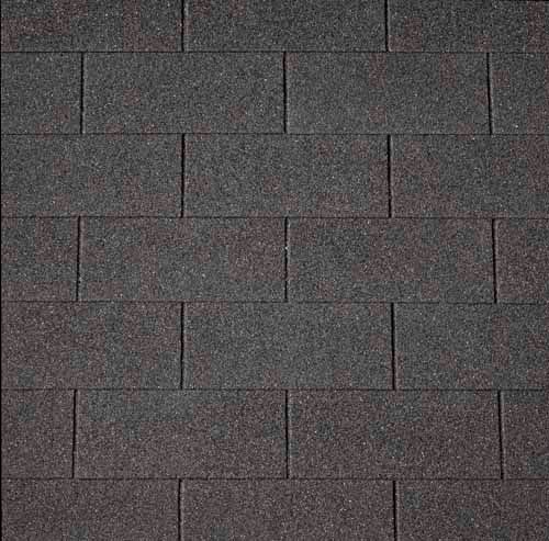 Бітумна черепиця Number One 3Tab (01) Black