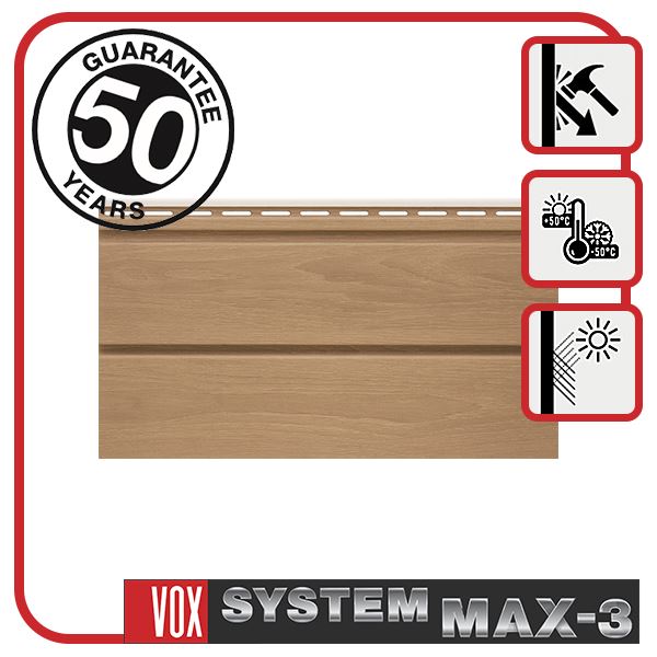 Панель плоска VOX X3-05 “дуб“ 3,85 м, 0,96 м2