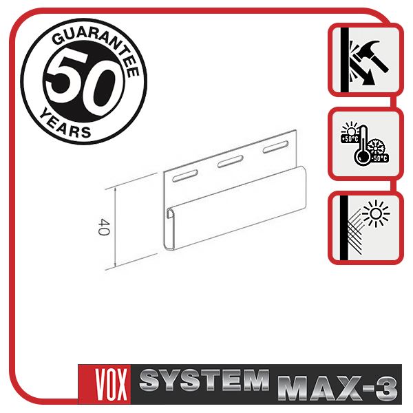 Планка VOX “фінішна“ SX-14 “золотой дуб“ 3,05 м